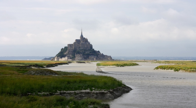 Mont Saint Michel, an odd jewel in the Normand countryside, France