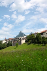 gruyere mountains village